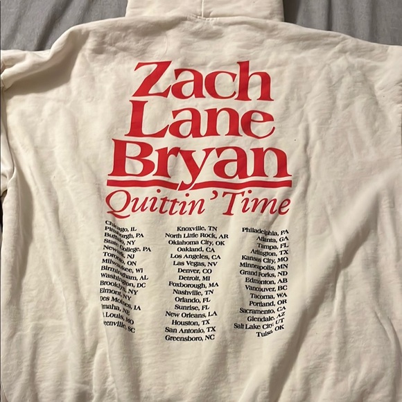 zach bryan Tops - Zach Bryan Quittin Tour sweatshirt OFFICIAL MERCH